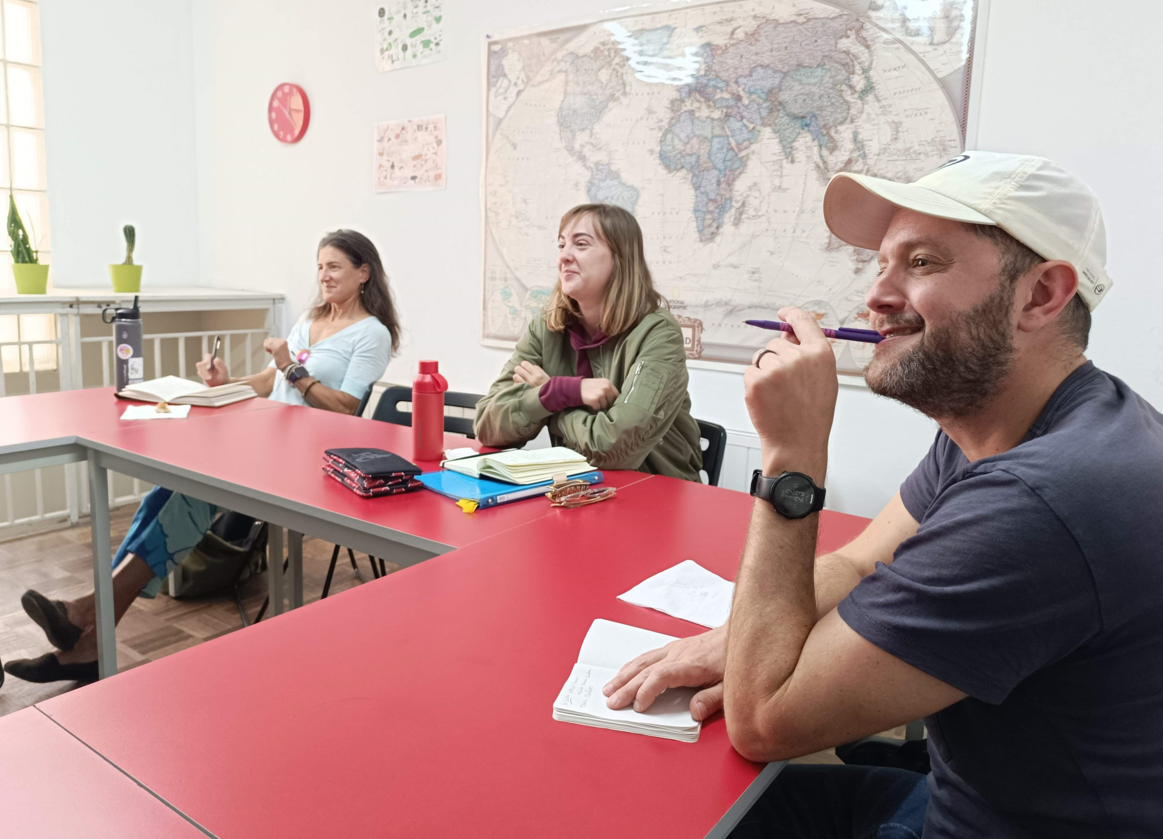 Clase de grupo de español para extranjeros